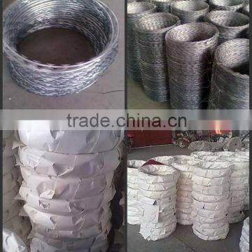 High quality Galvanized razor barbed wire razor wire BTO 22 30 CBT 60 65