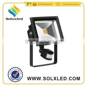 2015 CE RoHS 30W led flood light with pir motion sensor