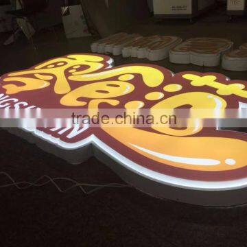 Custom made illuminated led electronic storefront signs