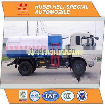 NEW DONGFENG 4x2 12CBM self loading garbage truck side loading diesel engine 190hp