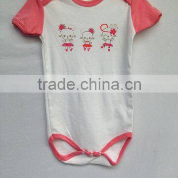 Fashionable custom design baby rompers,infant rompers,Organic cotton romper.low pir moq huoyuan