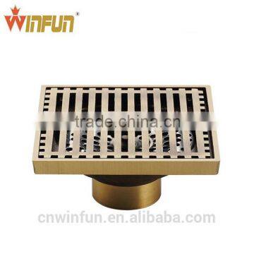 Hot sell 10cm 4 inch Bathroom Brass Floor Strainer Drain /Floor drain top quality bathroom accessories/Drainer