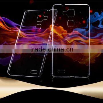 Slim Dirt-resistant Crystal Clear Plastic Case For Huawei Ascend Mate 7, For Huawei Mate 7 Cases