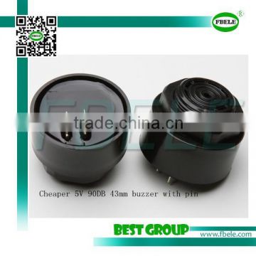 Cheaper 5V 90DB 43mm buzzer with pin FBPB4333B