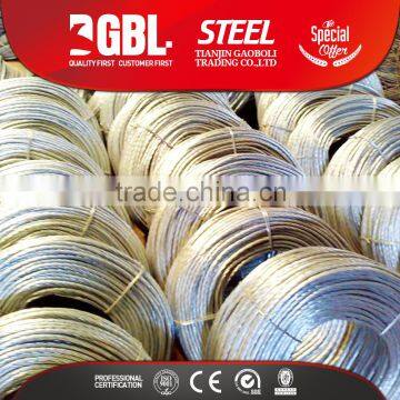 electro galvanized wire 6mm made in China alibaba