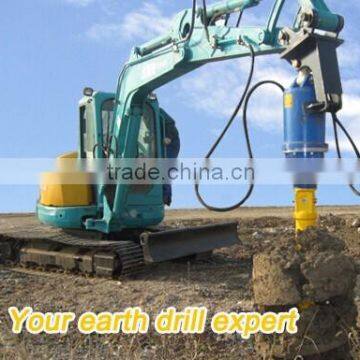 earth auger used by excavator