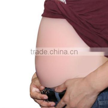 free shipping silicone fake pregnancy beer belly for theatrical performance 1000g/pc