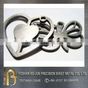 2016 New products china suppliers manufacturing sheet metal heart shaped laser cutting metalworks