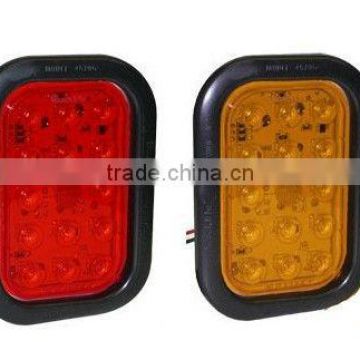 Rectangular LED Tail Light, STOP, TURN, TAIL-LED Trailer Light