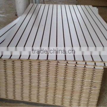 slotted mdf for furniture with groove 1220*2440*18mm