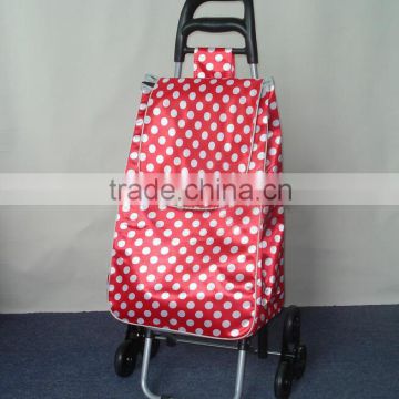 OEM six wheel shopping trolley bag, 2016 hot sale shopping cart trolley, shopping cart bag