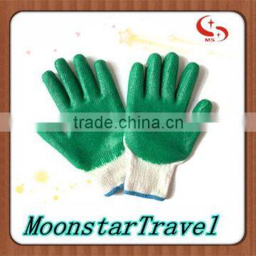 10 gauge cotton knitted Latex working gloves