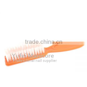 plastic nail brush for nail art with handle