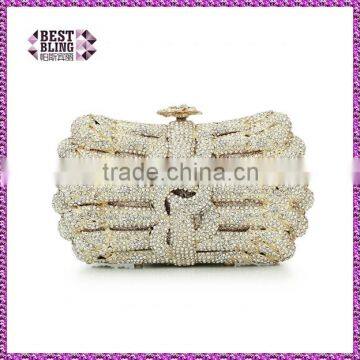 Hot lady 2016 new popular metal frame party clutch online shopping wholesale evening boxed bag