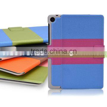 Premium Luxury Multi-color Pouch Flip PU Leather Case with Stand & Credit Card Holder For Nexus 7 2 Gen