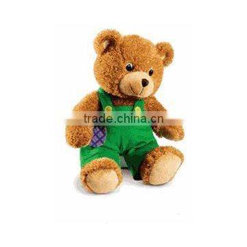 9" soft and cute Plush Corduroy Bear with clothes