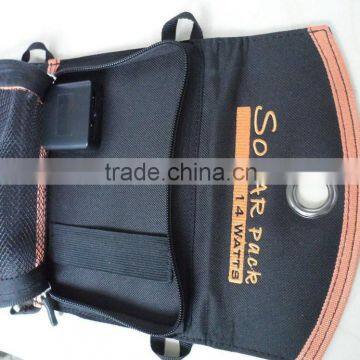 Foldable Solar Charger 14w Outdoor Portable Solar Panel Charger Usb Battery Charging for Phone Power Bank Computer photo-2