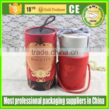 2016New China suppier black food grade kraft paper tube