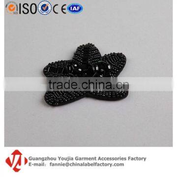 Decorative Black Star Rhinestone Patch For Garment Accessories