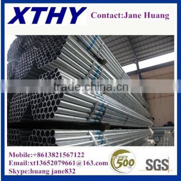 ASTM A53 hot dip Galvanized steel pipes gi pipe China building materical