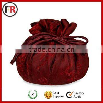 Large capacity black velvet drawstring pouch Wholesale