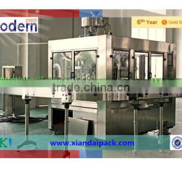 600ml glass bottle beer filling and rinsing machine