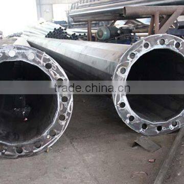 Galvanized Street Light Pole Arms Specifications 30m High Mast Lighting Pole photo-4