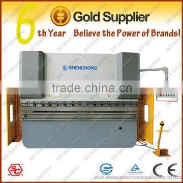 WC67Y-125T/3200 hot sale hydraulic press brake plate bending machine