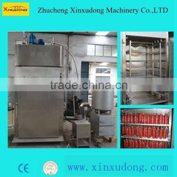 Automatic sausage smoking machine