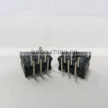MX3.0MM 2*3PIN Black Bend Pin Header