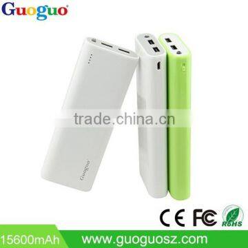 External Battery High Capacity Power Bank 15600mAh Gift from Shenzhen Factory