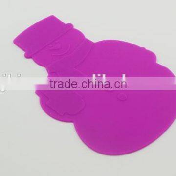 Silicone Snowman Shape Decorative Tea Cups Mat photo-3
