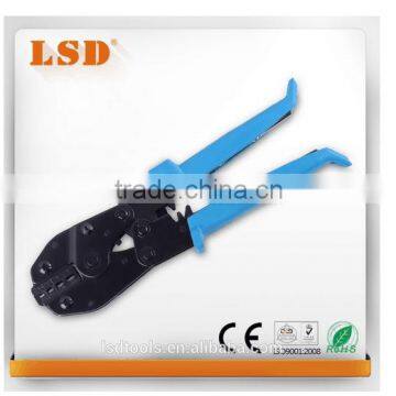LSD experience production 10yearsCE ROHS good qutails pliers for surge connectors P-056D ratchet hand crimping tools