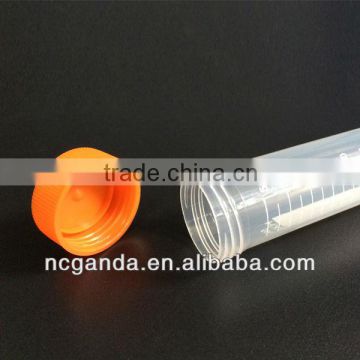 polypropylene conical centrifuge tubes