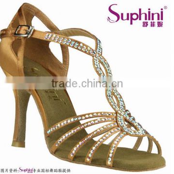 Suphini Crystal Fahion Summer Sandals Latin Salsa Dance Shoes