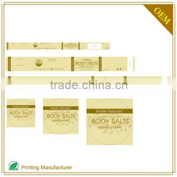 Customed Mini 30ML Bottle Labels In Adhesive Label China Supplier