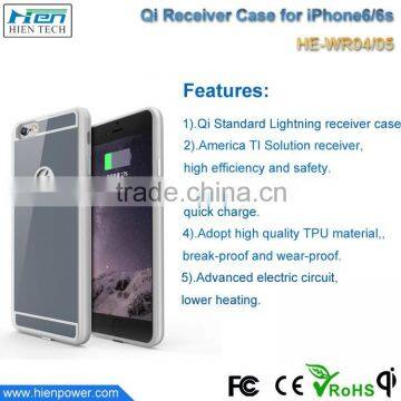 Ultra Thin Wireless Charger Receiver Phone Case Qi Wireless Charging Case For Iphone 6 /6 Plus photo-4