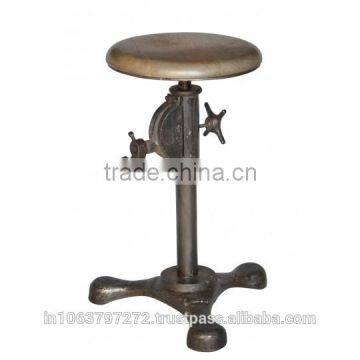 Industrial Crank Stool