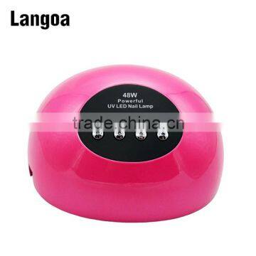 48 watt nail lamp nail led uv lamp made in taiwan with auto induction timer