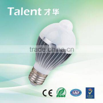 2016 China supplier home decor led sensor light E27 B22 3W 5W 7W 9W indoor sensor bulb led light