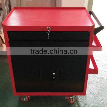2 Drawer With Cabinet Tools Service Trolly Cart photo-6