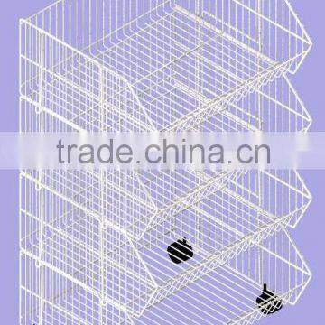 Foldable 4 tier display basket