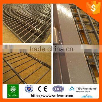 PVC coated single swing double wire gate double wire door factory