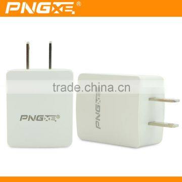 PNGXE wholesale 5v 2a flat micro smart phone 2 usb wall charger for iphone 6