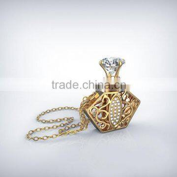 Make Your Beautiful MUB 2016 fashion hot sale perfume jewelry pendants high quality cz diamond