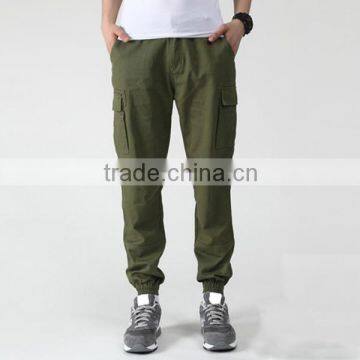 Wholesale Custom Design Navy Chino Men Emoji Jogger Pants