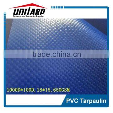 waterproof 1000d pvc tarpaulin