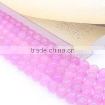 New Arrive Natural Gemstone Loose Strand 4 6 8 10 12mm Pink Agate Slices Wholesale photo-2