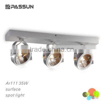 modern residential aluminum halogen spotlight 3*35w