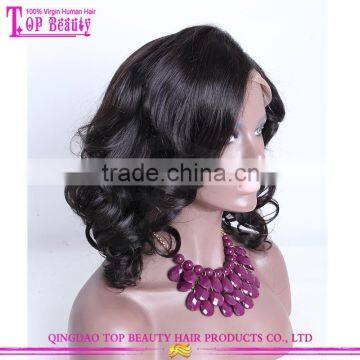 2016 Hot Selling 16 Inches Human Hair Wig Lace Front Wig Brazilian Human Hair Lace Wig photo-2